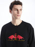 LC Waikiki Crew Neck Long Sleeve House of the Dragon Printed Men's Sweatshirt